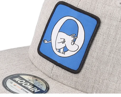 Discount Moomin Kids Alphabet - O Heather Snapback - Grey