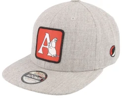 Discount Moomin Kids Alphabet - O Heather Snapback - Grey