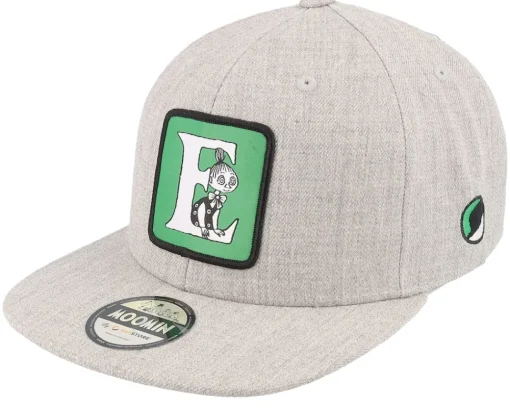 Discount Moomin Kids Alphabet - O Heather Snapback - Grey