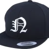 New Kiddo Cap Kids N Letter 3D Black Snapback -
