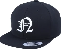 New Kiddo Cap Kids N Letter 3D Black Snapback -