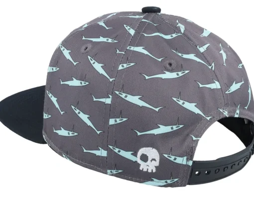 Outlet Headster Kids Narwhal Deep Charcoal Snapback - Grey
