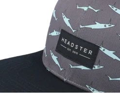 Outlet Headster Kids Narwhal Deep Charcoal Snapback - Grey