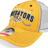 Outlet Outerstuff Kids Nashville Predators Lockup Mesh Gold/White Trucker - Yellow