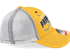 Outlet Outerstuff Kids Nashville Predators Lockup Mesh Gold/White Trucker - Yellow