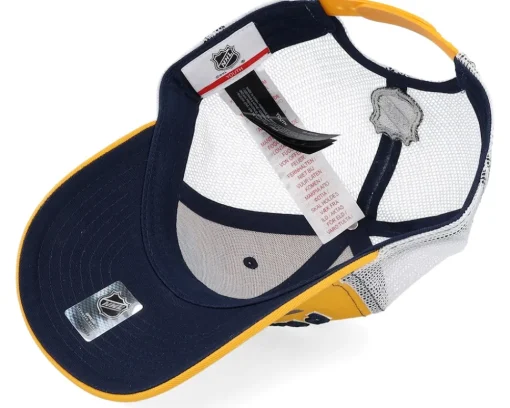 Outlet Outerstuff Kids Nashville Predators Lockup Mesh Gold/White Trucker - Yellow