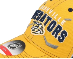 Outlet Outerstuff Kids Nashville Predators Lockup Mesh Gold/White Trucker - Yellow