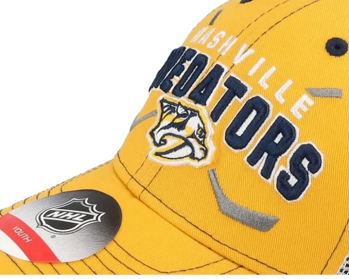 Outlet Outerstuff Kids Nashville Predators Lockup Mesh Gold/White Trucker - Yellow