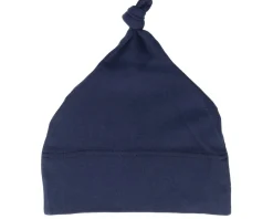 Fashion Babybugz Kids Nautical Navy Baby One-knot Beanie - Blue
