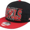 Fashion Outerstuff Kids New Jersey Devils Logo Flatbrim Cap /Red Snapback - Black