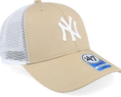 Discount 47 Brand Kids New York Yankees Branson Mvp Khaki/White Trucker -