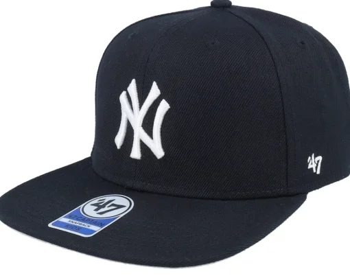 Snapback | Kids-47 Brand Kids New York Yankees Lil Shot Captain Black Snapback -
