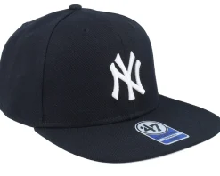 Snapback | Kids-47 Brand Kids New York Yankees Lil Shot Captain Black Snapback -