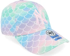 Dad Cap-47 Brand Kids New York Yankees MLB 47 Clean Up Turquoise Dad Cap -