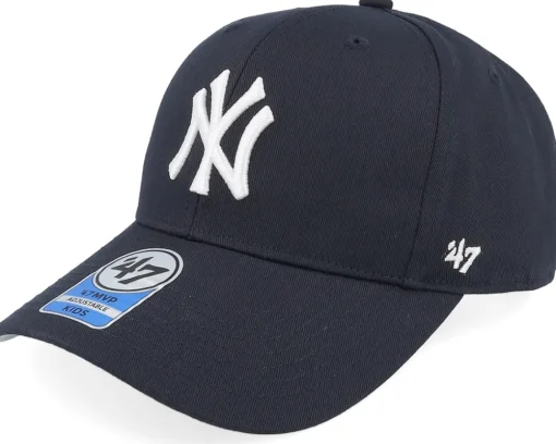 Kids-47 Brand Kids New York Yankees Raised Basic Mvp Navy Adjustable -