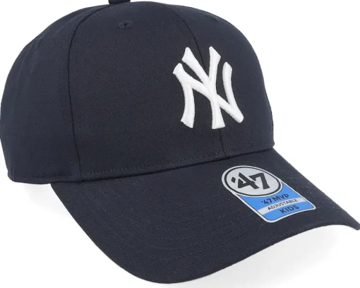 Kids-47 Brand Kids New York Yankees Raised Basic Mvp Navy Adjustable -