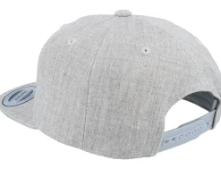 Discount Kiddo Cap Kids Nils Engraved Patch Heather Snapback - Grey