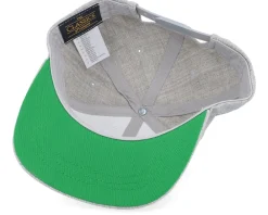 Discount Kiddo Cap Kids Nils Engraved Patch Heather Snapback - Grey
