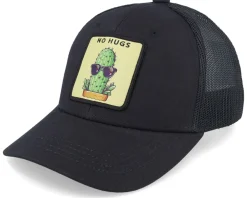 Outlet Kiddo Cap Kids No Hugs Cactus Dark Trucker - Black