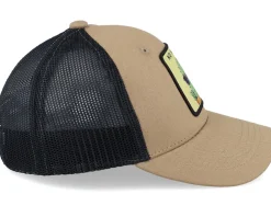 Online Kiddo Cap Kids No Hugs Cactus Dark Caramel/Black Trucker - Beige