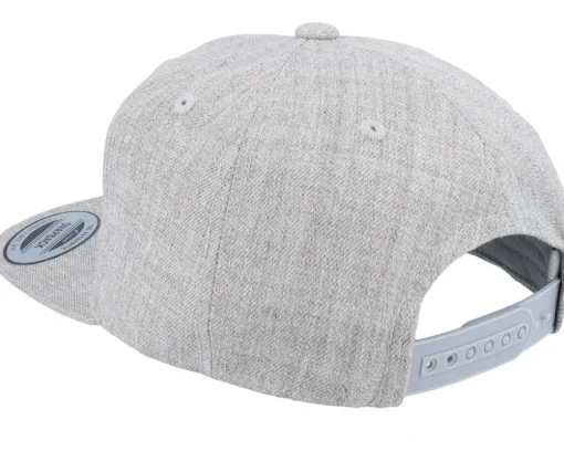 Snapback-Kiddo Cap Kids Noah Engraved Patch Heather Snapback - Grey