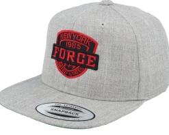 Kids-Kiddo Cap Kids Ny Red Force Heather Grey Snapback -