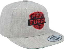 Kids-Kiddo Cap Kids Ny Red Force Heather Grey Snapback -