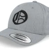 New Kiddo Cap Kids O Letter 3d Heather Adjustable - Grey