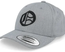 New Kiddo Cap Kids O Letter 3d Heather Adjustable - Grey