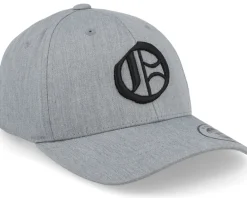 New Kiddo Cap Kids O Letter 3d Heather Adjustable - Grey