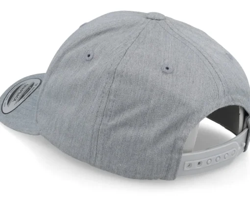 New Kiddo Cap Kids O Letter 3d Heather Adjustable - Grey