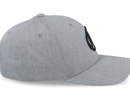 New Kiddo Cap Kids O Letter 3d Heather Adjustable - Grey