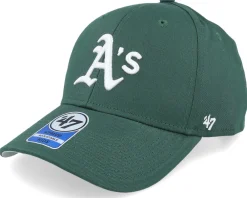 Adjustable-47 Brand Kids Oakland Athletics Raised Basic Mvp Dark Green Adjustable -