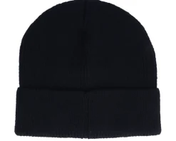 Cuff Beanies-Upfront Kids Ocean Youth Beanie Black Cuff -