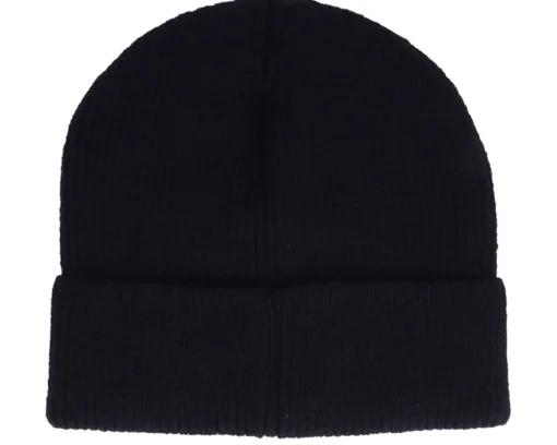 Cuff Beanies-Upfront Kids Ocean Youth Beanie Black Cuff -