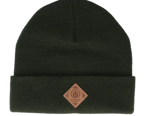 Cuff Beanies | Kids-Upfront Kids Official Patch Army Green Cuff -