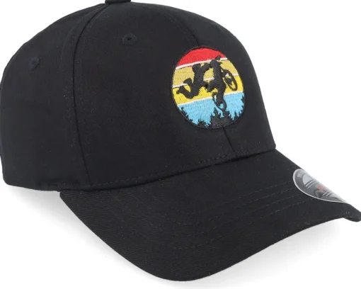 Kids-Kiddo Cap Kids Off-road Silhouette Black Flexfit -