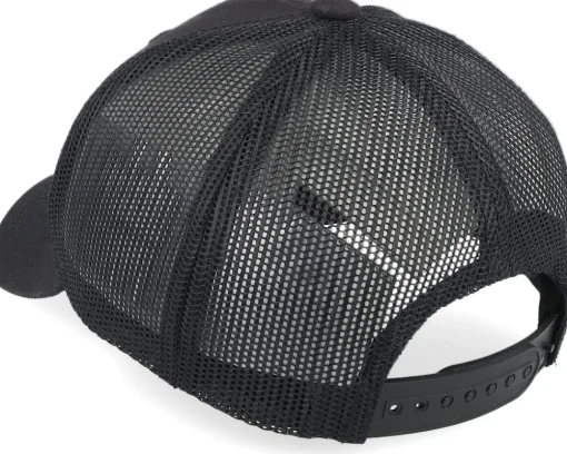Best Kiddo Cap Kids Old Tractor Big Patch Trucker - Black