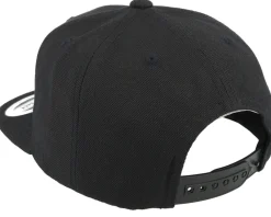 Hot Kiddo Cap Kids Old Tractor Big Patch Snapback - Black