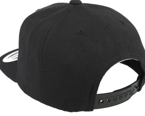 Hot Kiddo Cap Kids Old Tractor Big Patch Snapback - Black