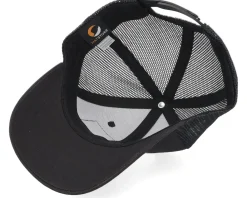 Best Kiddo Cap Kids Old Tractor Big Patch Trucker - Black