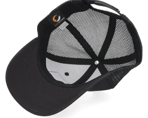 Best Kiddo Cap Kids Old Tractor Big Patch Trucker - Black