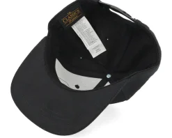 Hot Kiddo Cap Kids Old Tractor Big Patch Snapback - Black
