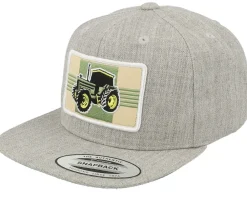 Hot Kiddo Cap Kids Old Tractor Big Patch Snapback - Black