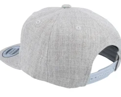 Sale Kiddo Cap Kids Oliver Engraved Patch Heather Snapback - Grey
