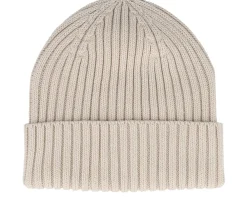 Blank Beanies-Beechfield Kids Organic Cotton Almond Cuff - Beige