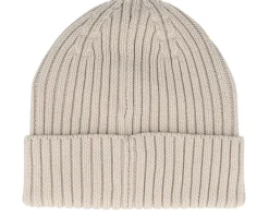 Blank Beanies-Beechfield Kids Organic Cotton Almond Cuff - Beige