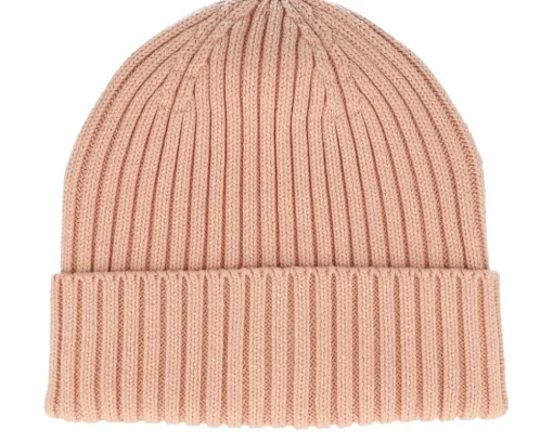 Blank Beanies-Beechfield Kids Organic Cotton Almond Cuff - Beige