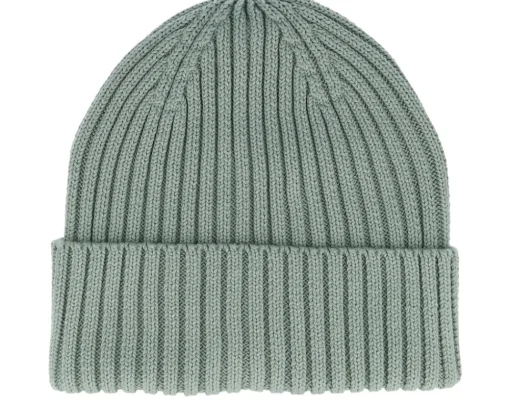 Blank Beanies-Beechfield Kids Organic Cotton Almond Cuff - Beige