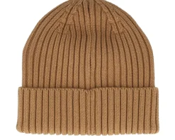 Cuff Beanies-Beechfield Kids Organic Cotton Biscuit Cuff - Beige